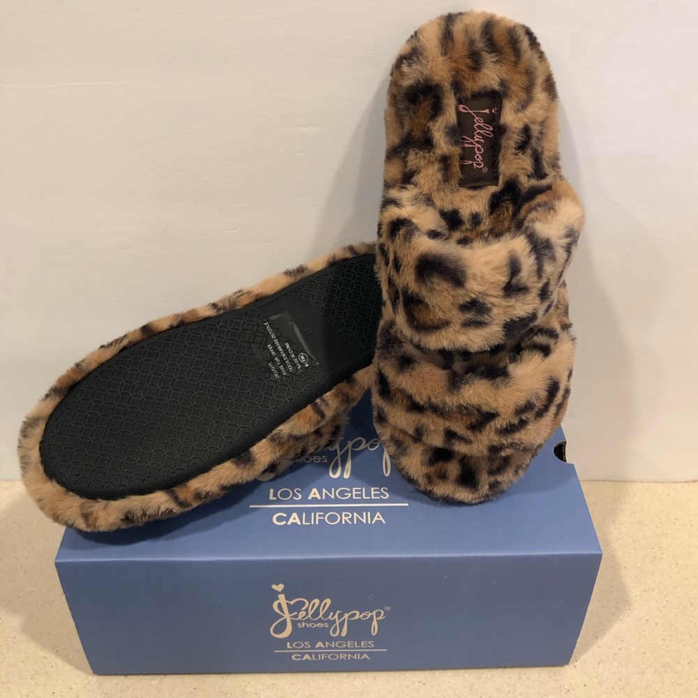 Jellypop Leopard Slippers